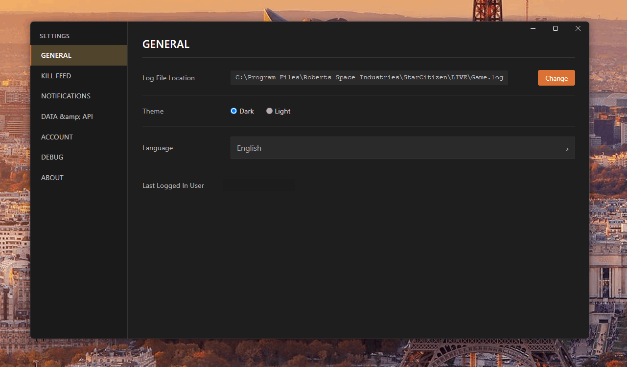 VOIDLOG.GG Client Settings